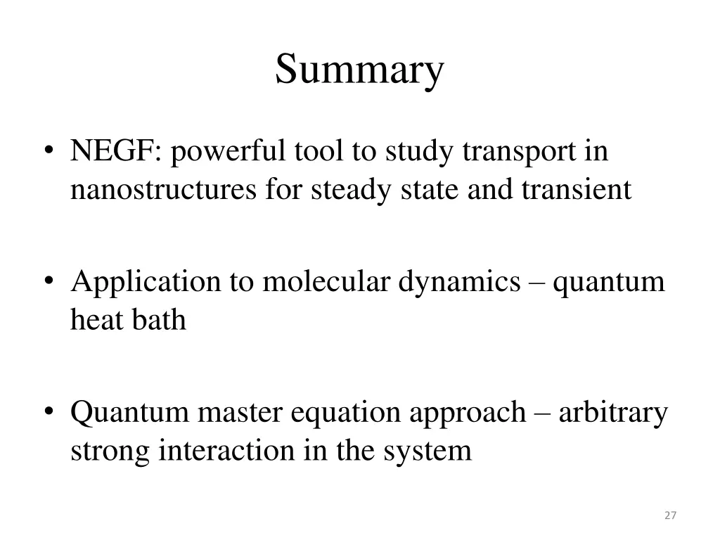 summary