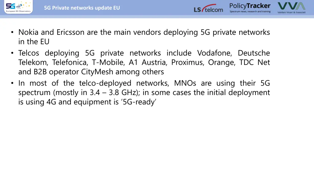 5g private networks update eu 2