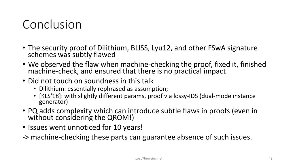 conclusion