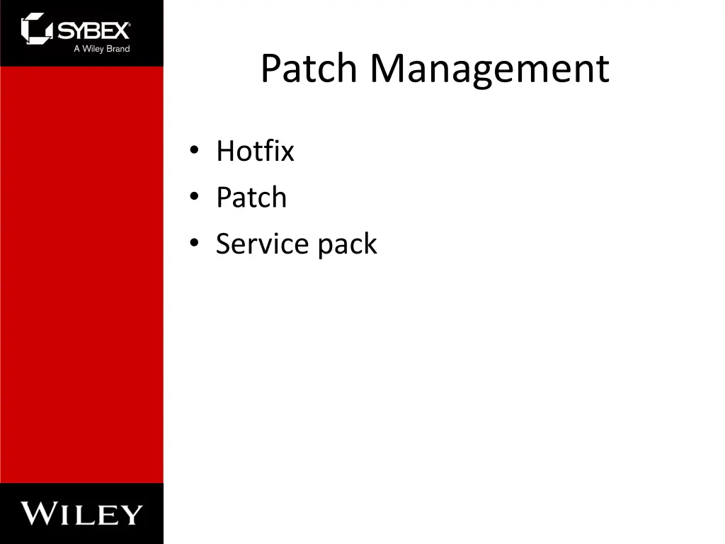 patch management