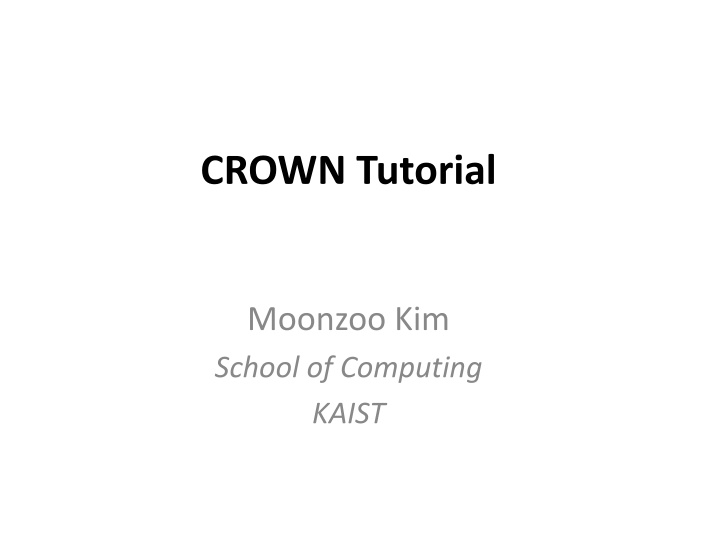 crown tutorial