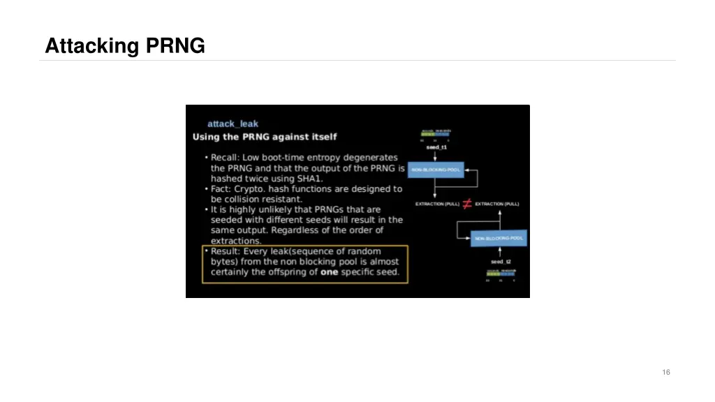 attacking prng 1