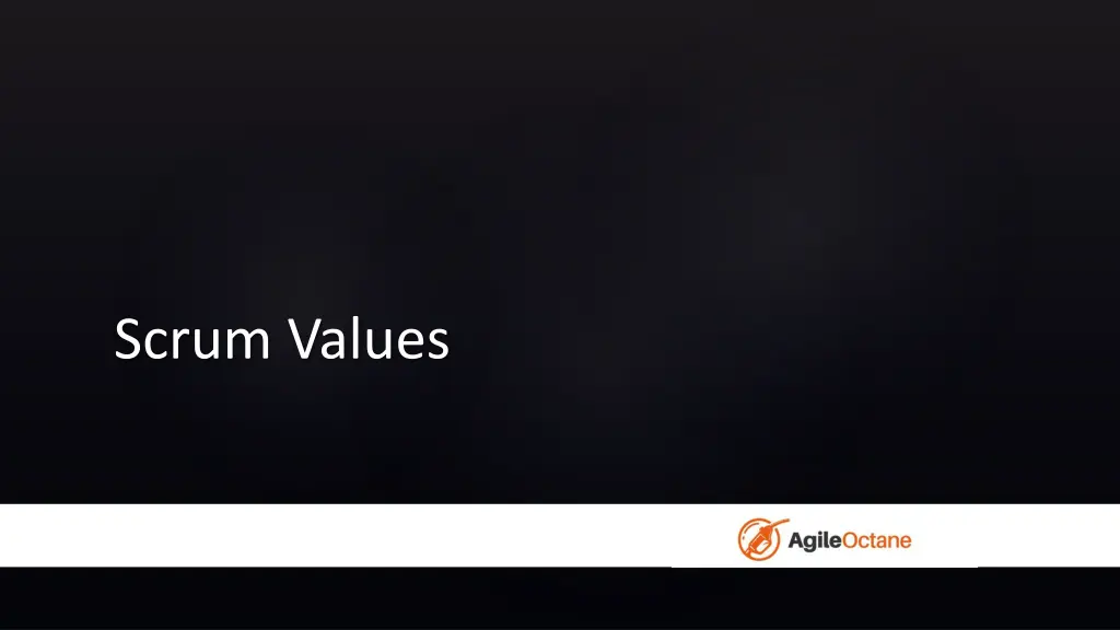 scrum values