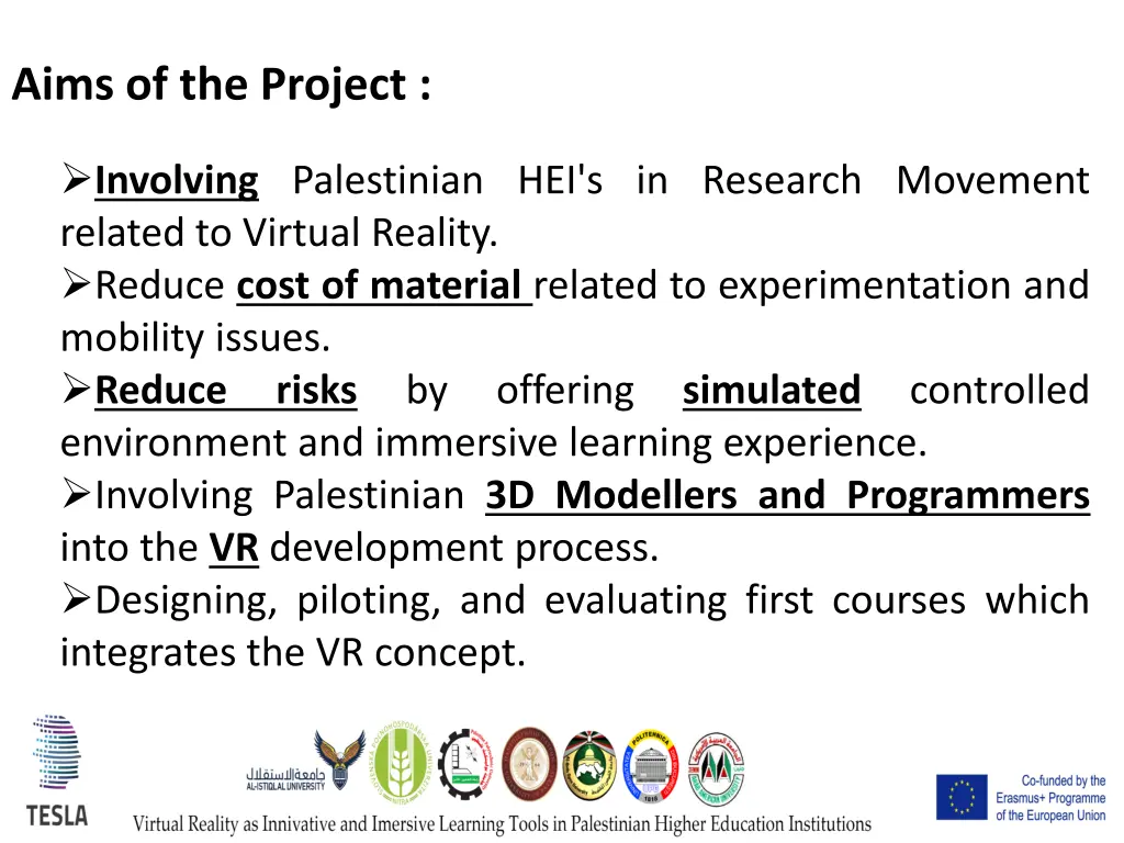 aims of the project