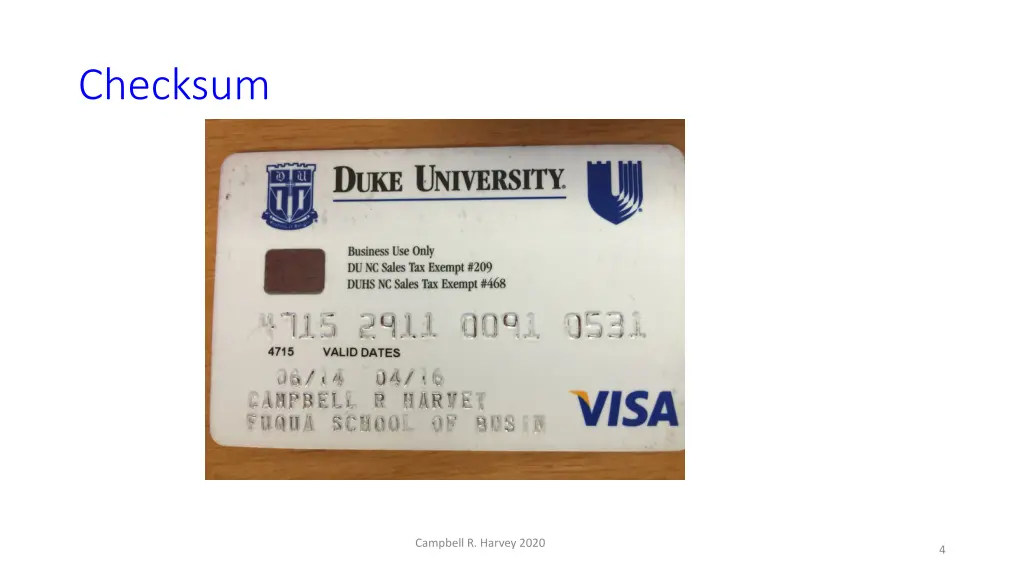 checksum 1