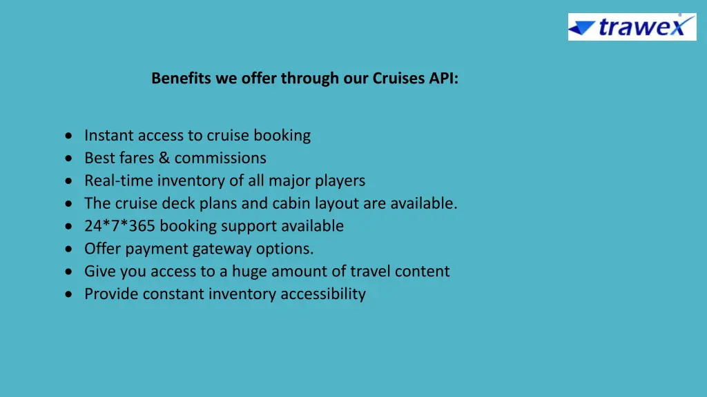 benefits we offer through our cruises api