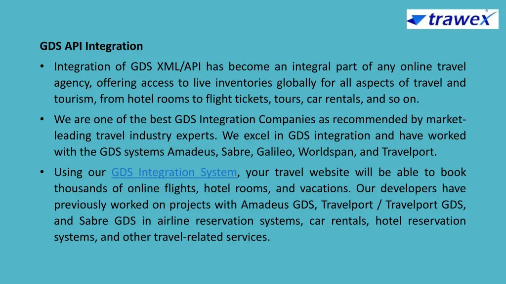 gds api integration integration