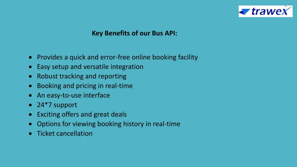 key benefits of our bus api