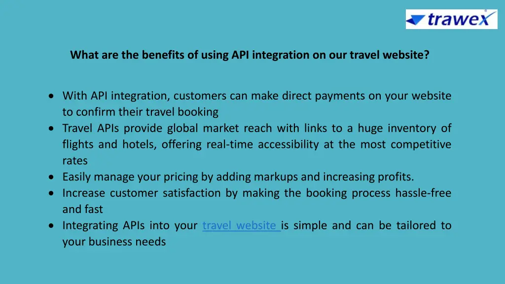 what are the benefits of using api integration