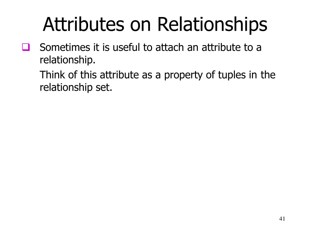 attributes on relationships