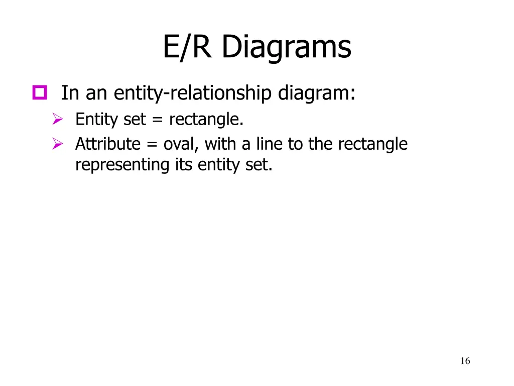 e r diagrams