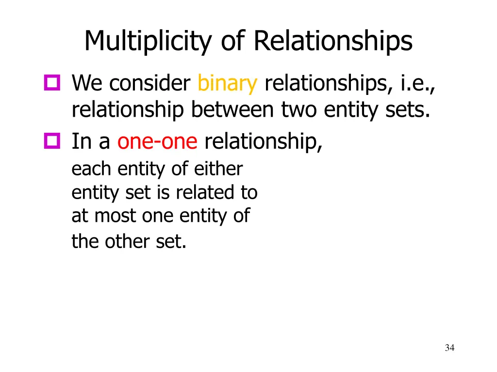 multiplicity of relationships 5