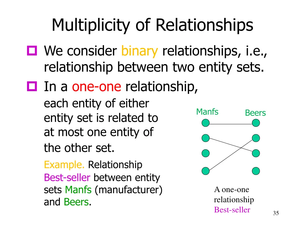 multiplicity of relationships 6