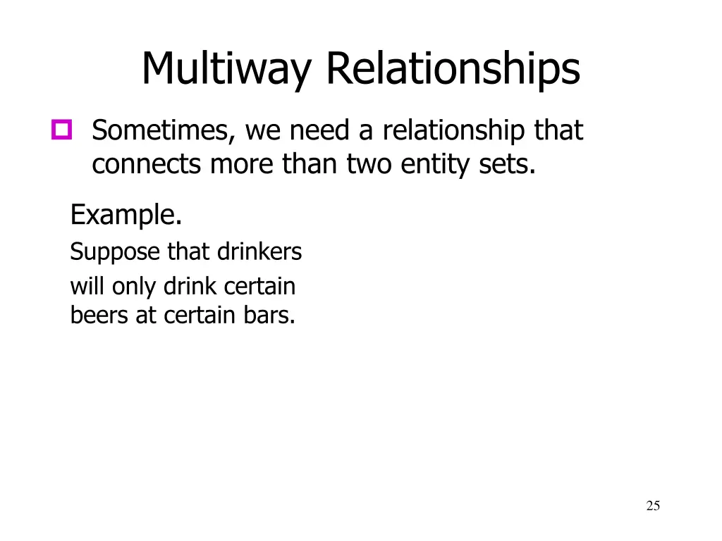 multiway relationships 1