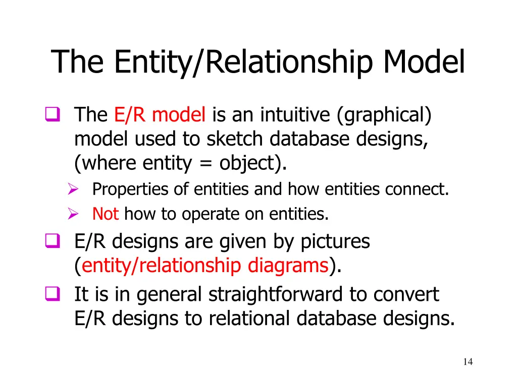 the entity relationship model 2