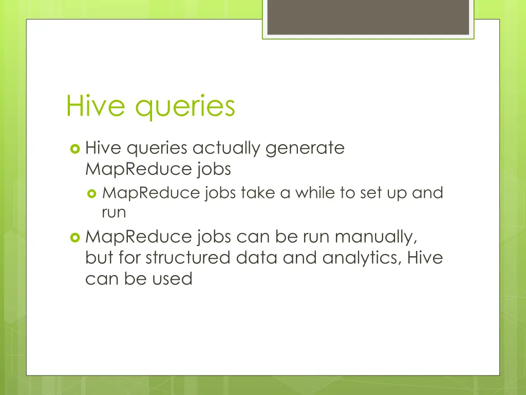 hive queries