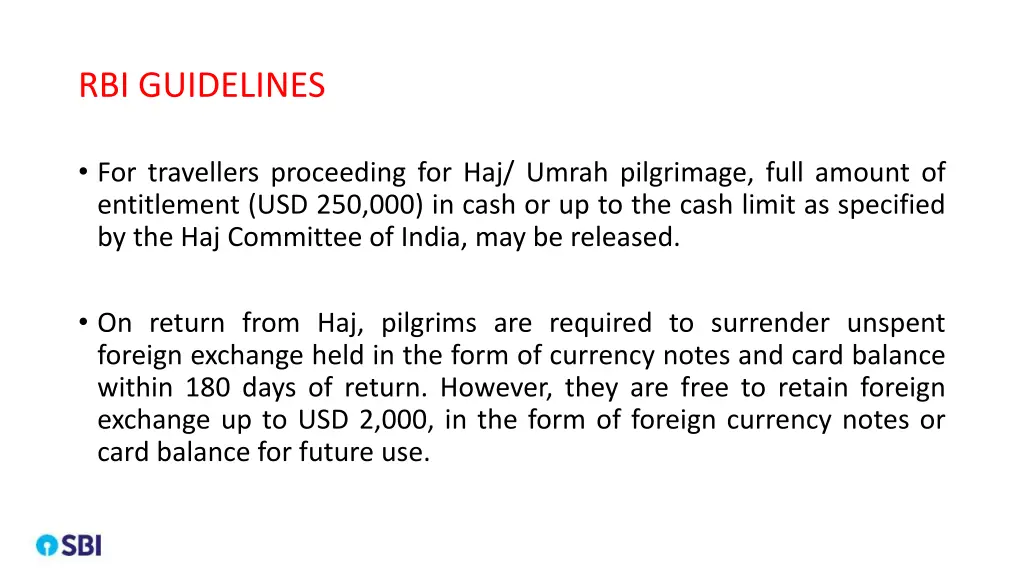 rbi guidelines