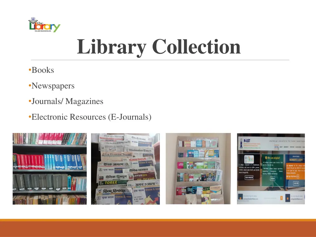 library collection