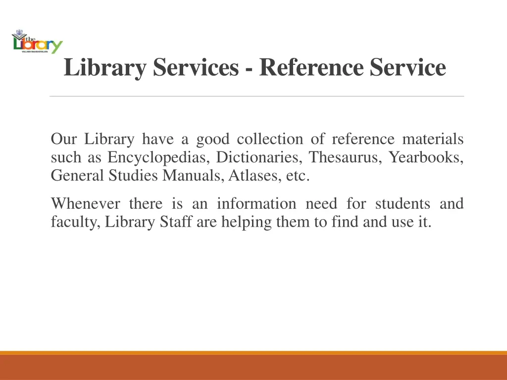 library services reference service