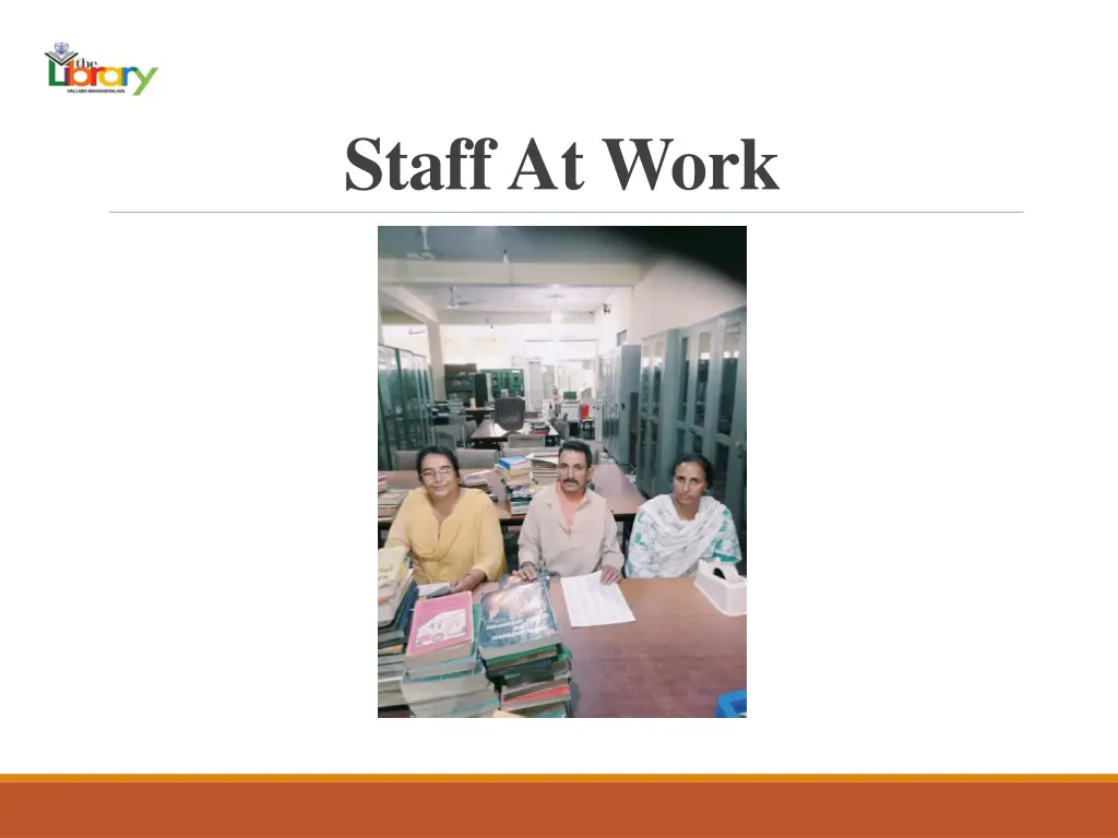 staff at work