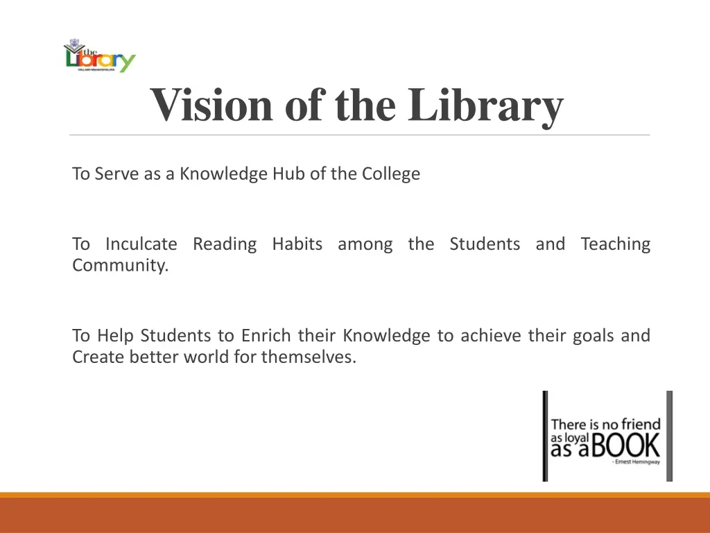 vision of the library