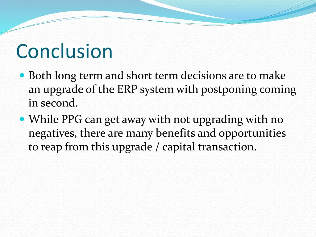 conclusion