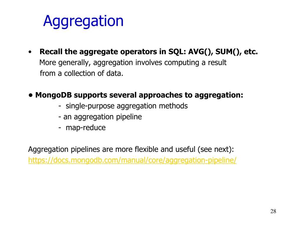 aggregation