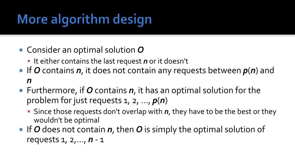 consider an optimal solution o it either contains