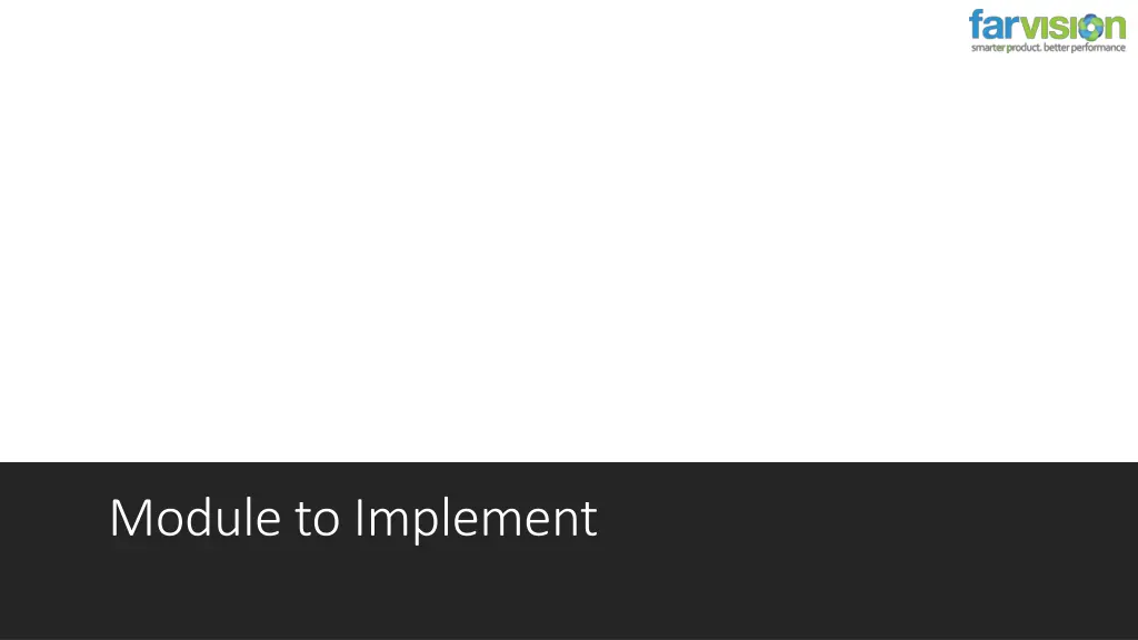 module to implement