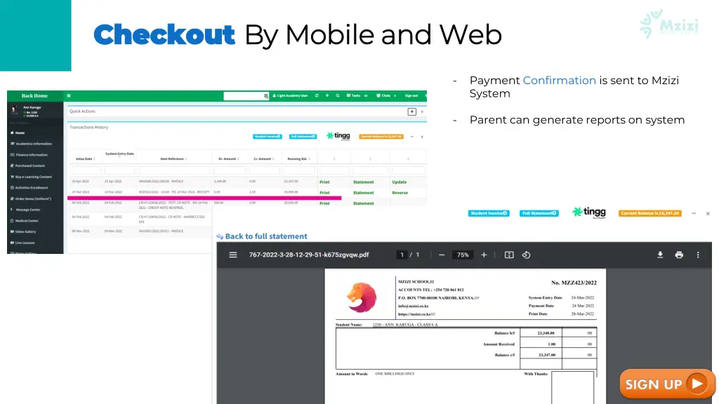 checkout checkout by mobile and web by mobile 4