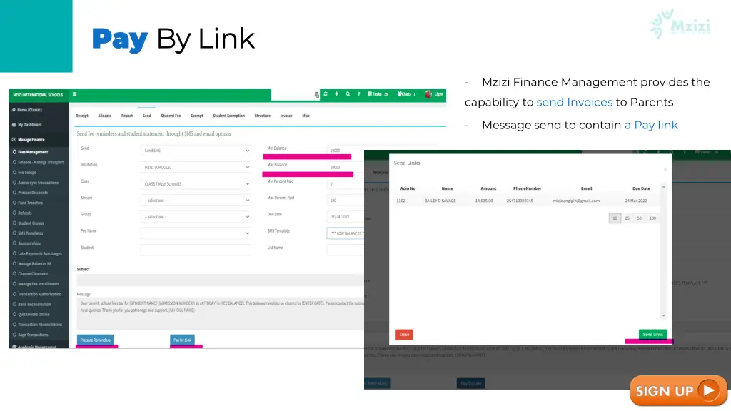 pay pay by link by link