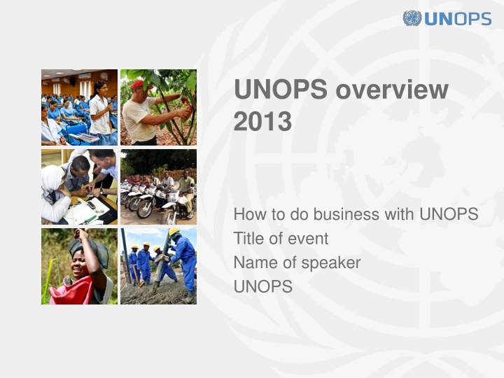 unops overview 2013