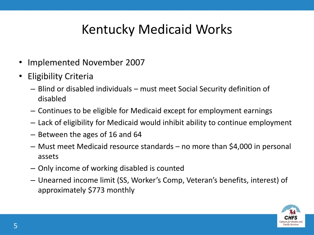 kentucky medicaid works