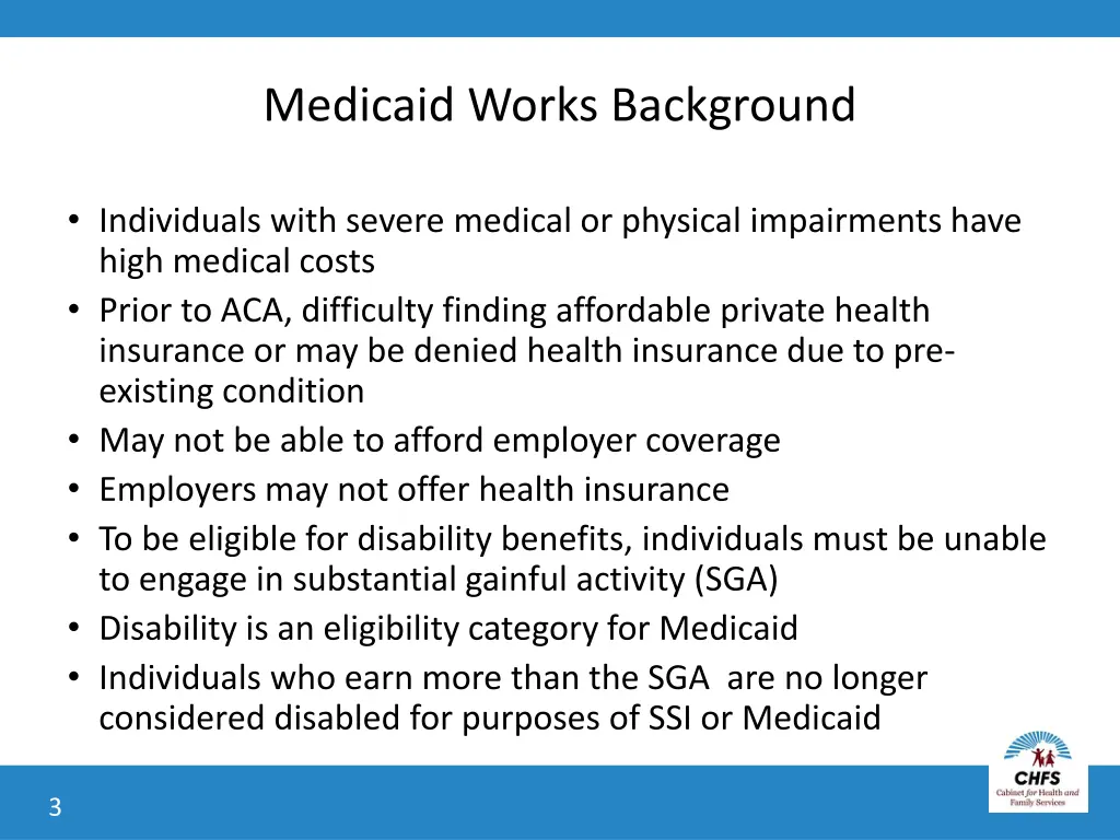 medicaid works background