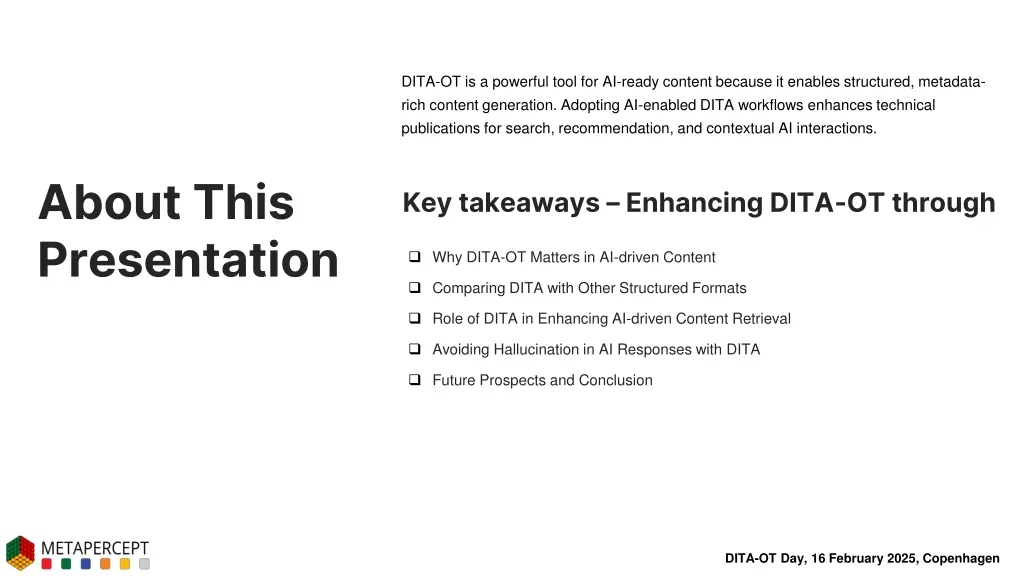 dita ot is a powerful tool for ai ready content