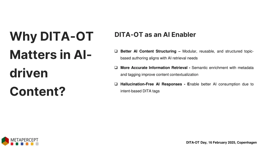 why dita ot matters in ai driven content