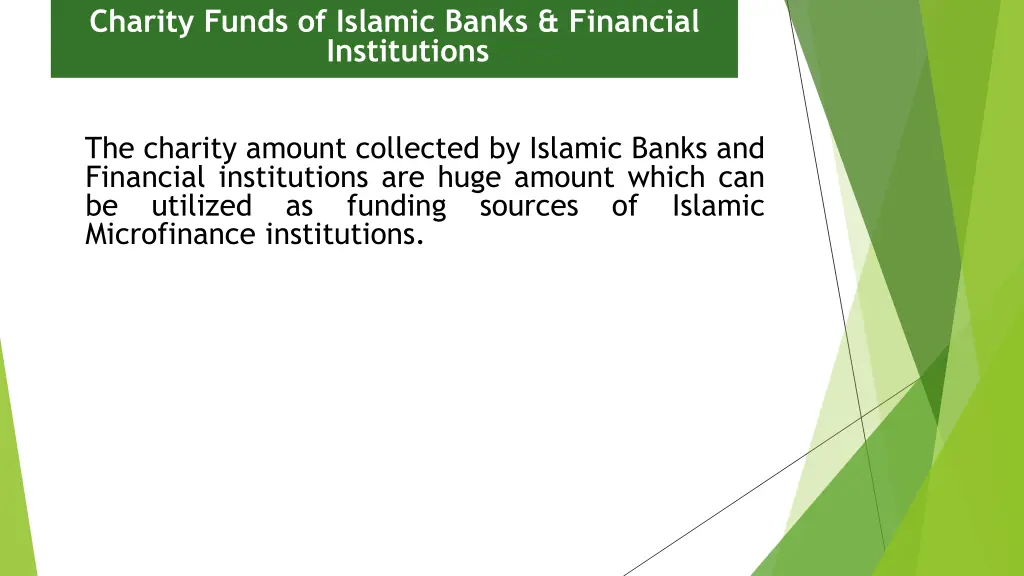 charity funds of islamic banks financial