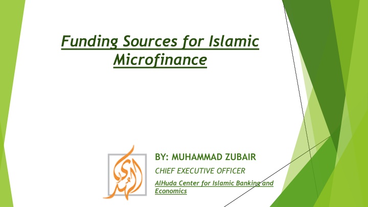 funding sources for islamic microfinance