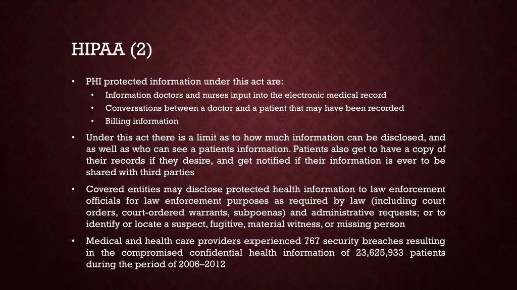 hipaa 2