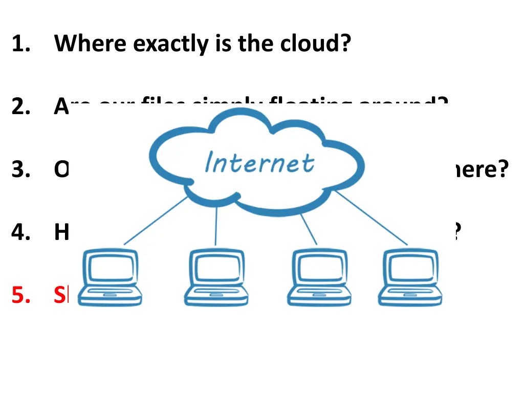 1 where exactly is the cloud