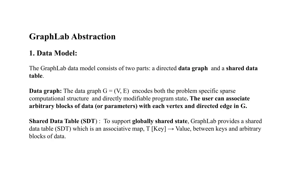 graphlab abstraction