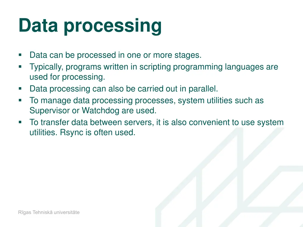 data processing