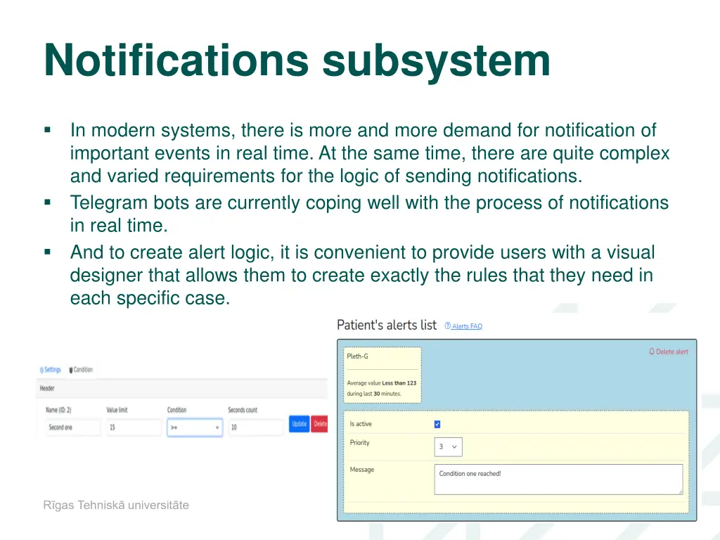 notifications subsystem