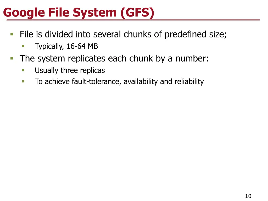 google file system gfs