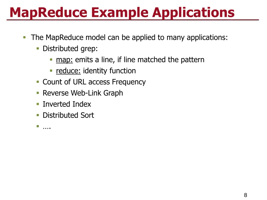mapreduce example applications
