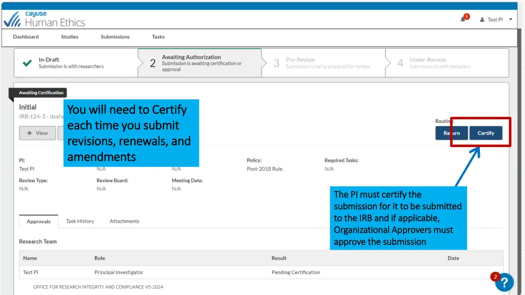 you will need to certify you will need to certify