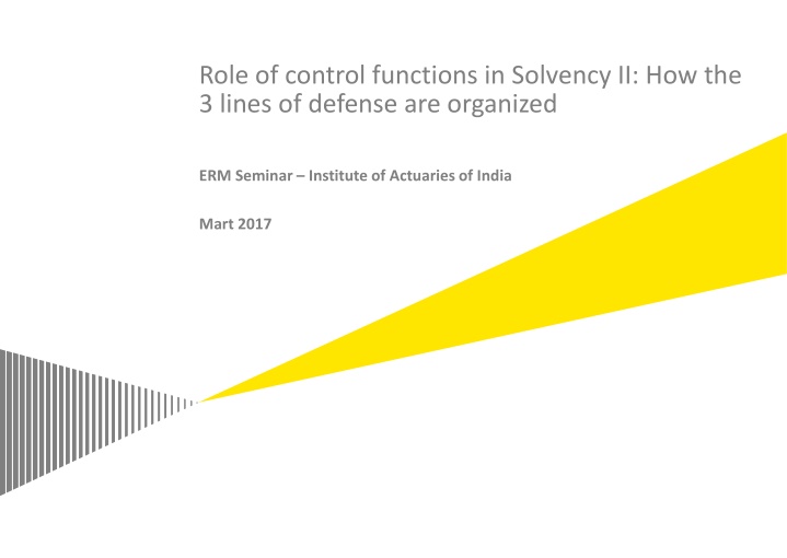 role of control functions in solvency