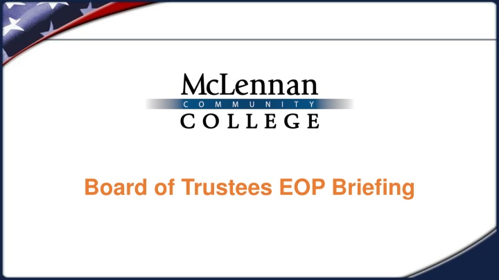 board of trustees eop briefing