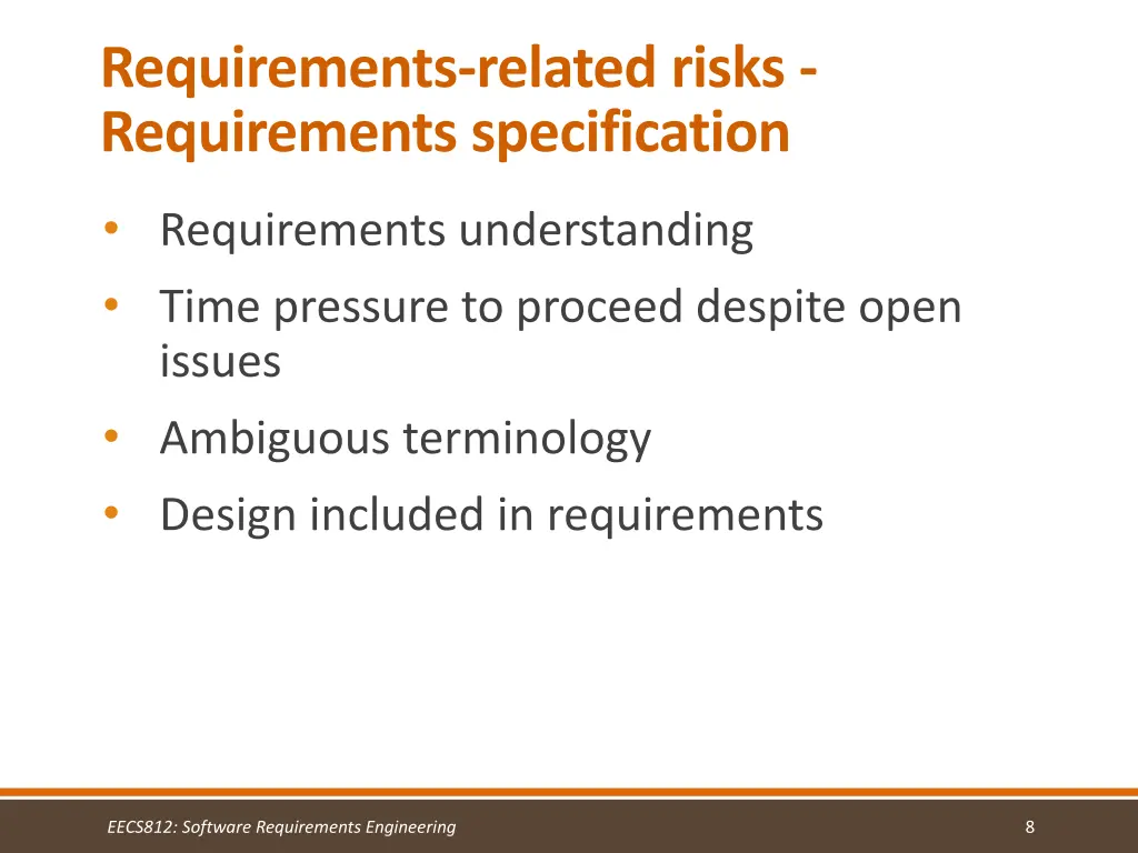 requirements related risks requirements 1