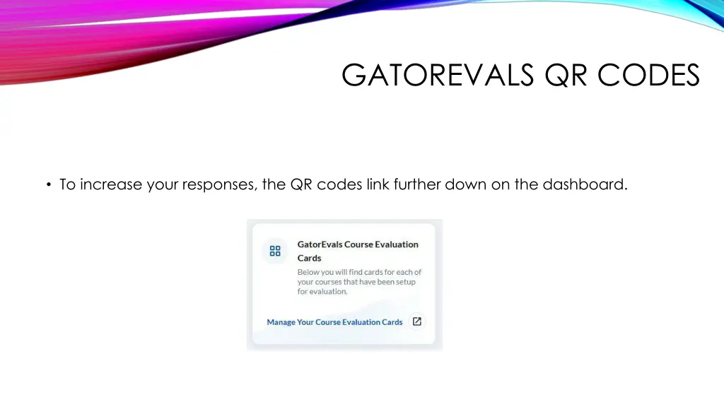 gatorevals qr codes